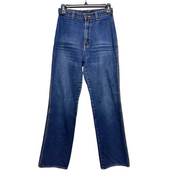 PENTIMENTO BRITTANIA Vintage 80s High‎ Waisted Straight Leg Jeans Women's 25x29 - Picture 2 of 13